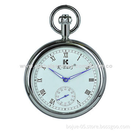 Pocket Watch, Mechanical Movement without Lid, OEM Services Available